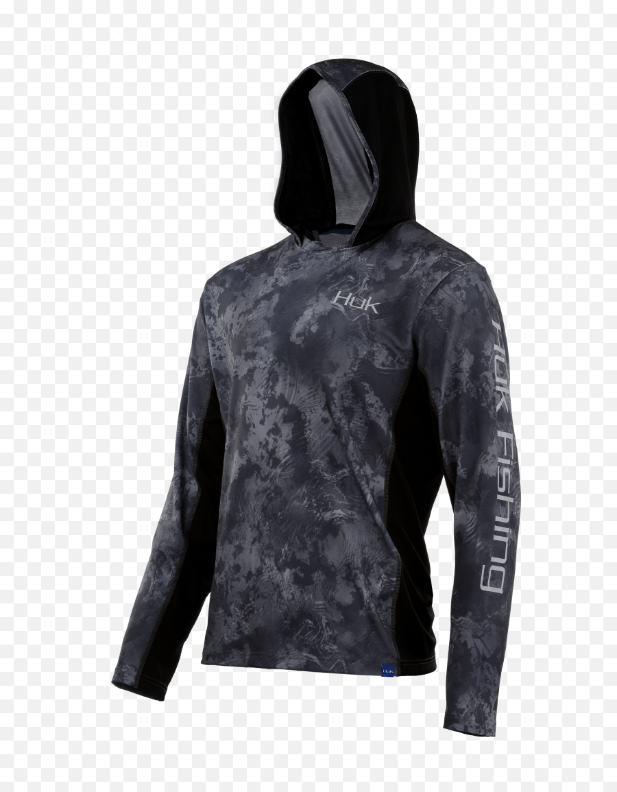 Huk Hooded Fishing Shirt Off Free - Long Sleeve Png,Huk Kryptek Icon Hoody