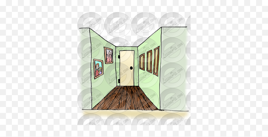 Hallway Picture For Classroom Therapy - Vertical Png,Hallway Icon