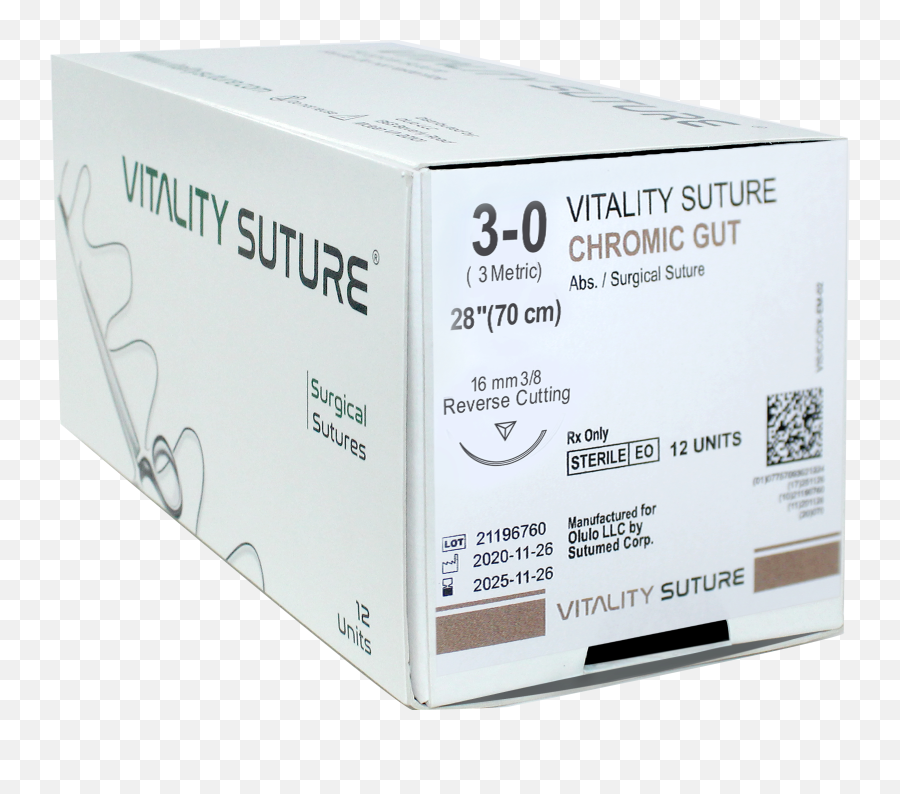 Vitality Suture Chromic Gut - Cardboard Packaging Png,Needle Driver Icon