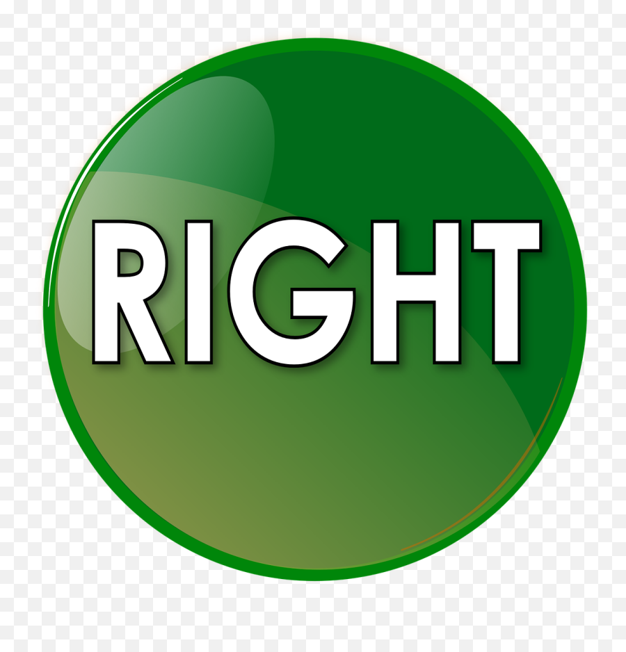 Download Free Photo Of Rightbuttongreeniconsymbol - From Clip Art Png,Green Tick Icon
