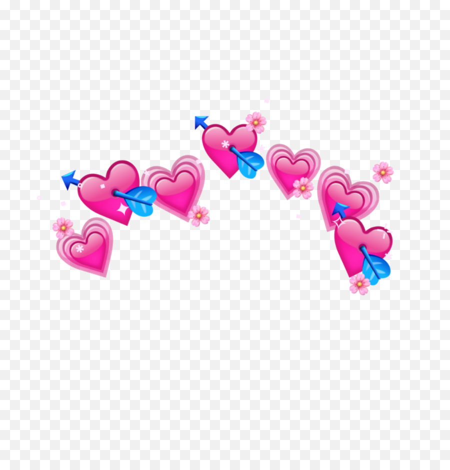 Emoji Iphone Iphoneemoji - Heart Emoji Crown Transparent Png,Hearts Emoji Png