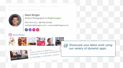 Create Professional Email Signature - examples u0026 tips Sharing png