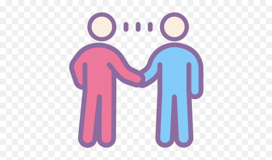 Meeting Icon In Cute Color Style - Meet And Greet Color Icon Png,Meeting Icon Png