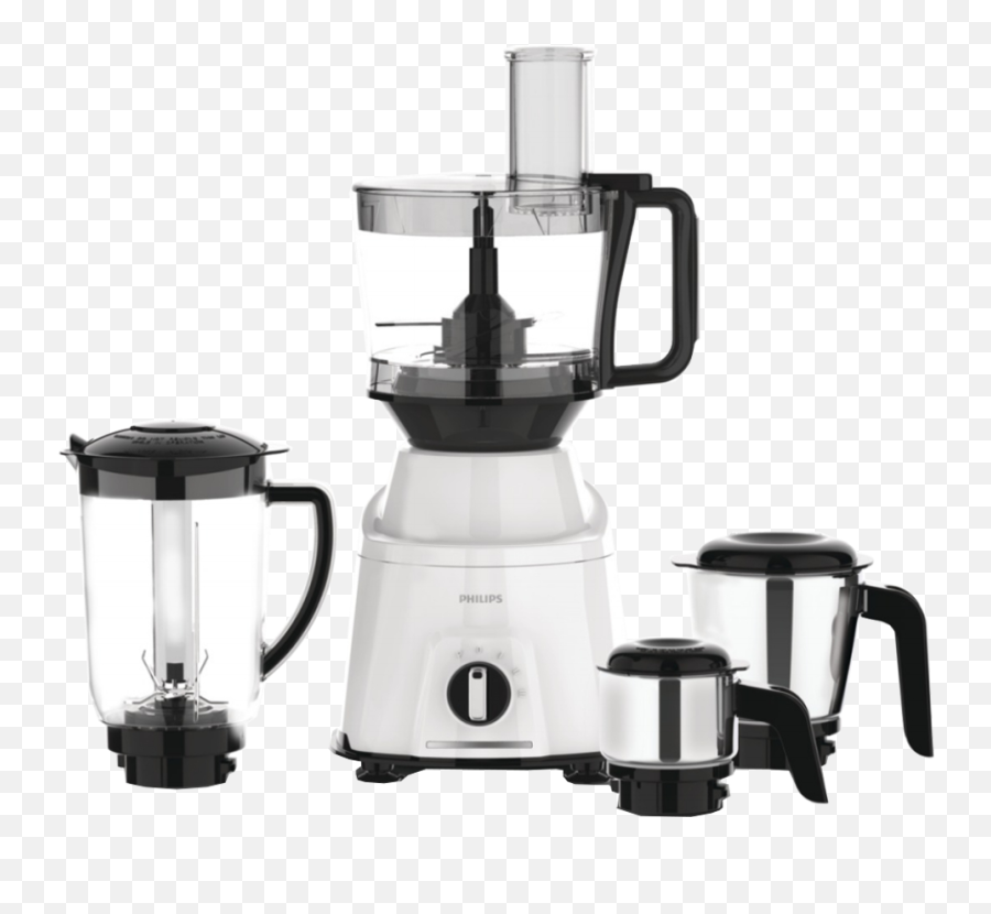 Philips Viva Collection 750 Watts 4 Jars Mixer Grinder Turbo Power Motor Hl776300 Whiteblack - Philips Hl7763 Food Processor Png,Dlf Icon For Sale