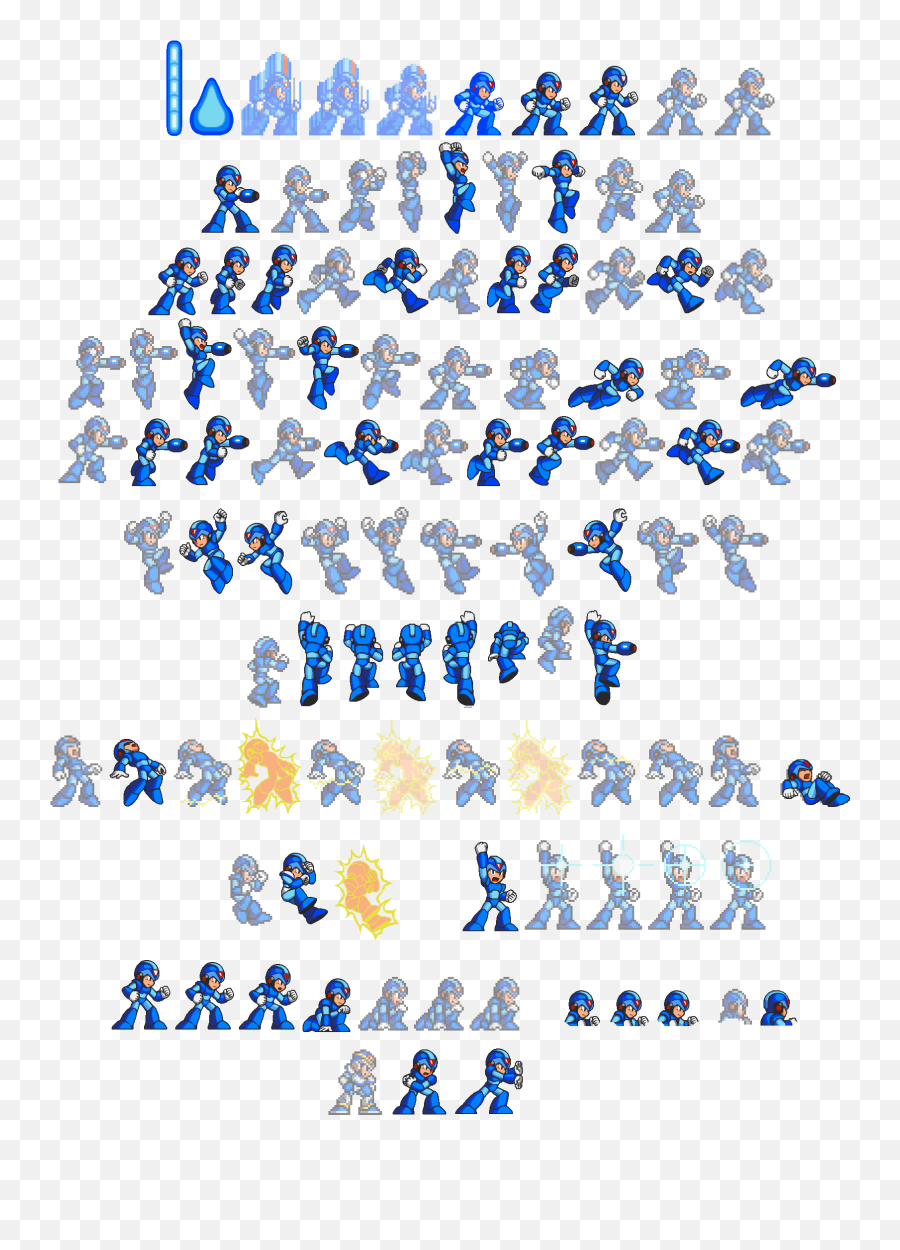 Megaman X Logo Png - Megaman X Sprites Png,Sprite Logo Png