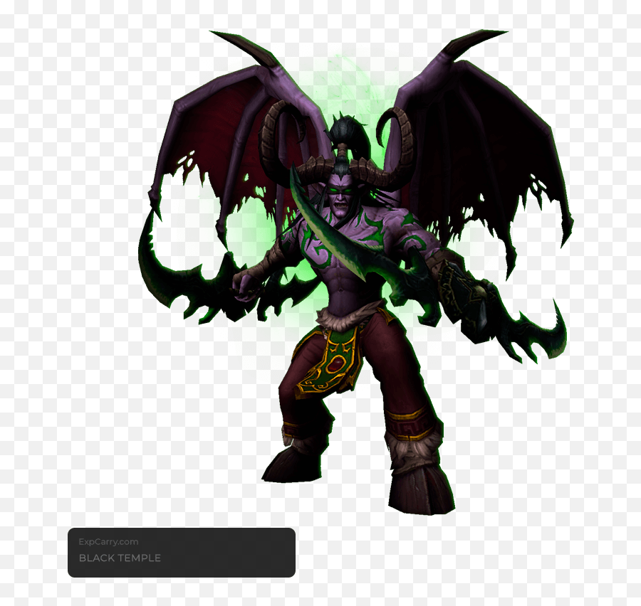 Temple Of Ahnu0027qiraj Legacy Raid Wow Shadowlands Boost - Demon Hunter Gif Png,Illidan Icon