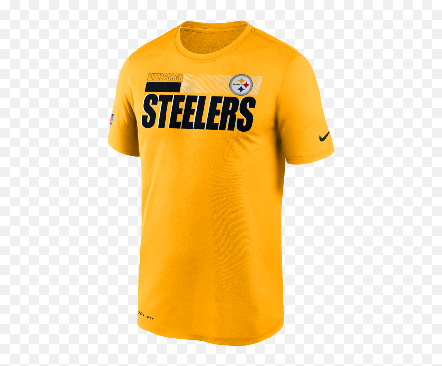 Pittsburgh Steelers Menu0027s Nike Short Sleeve Playbook Sideline Gold T - Shirt Cruise Planners Png,Top Of Phone Icon Legend