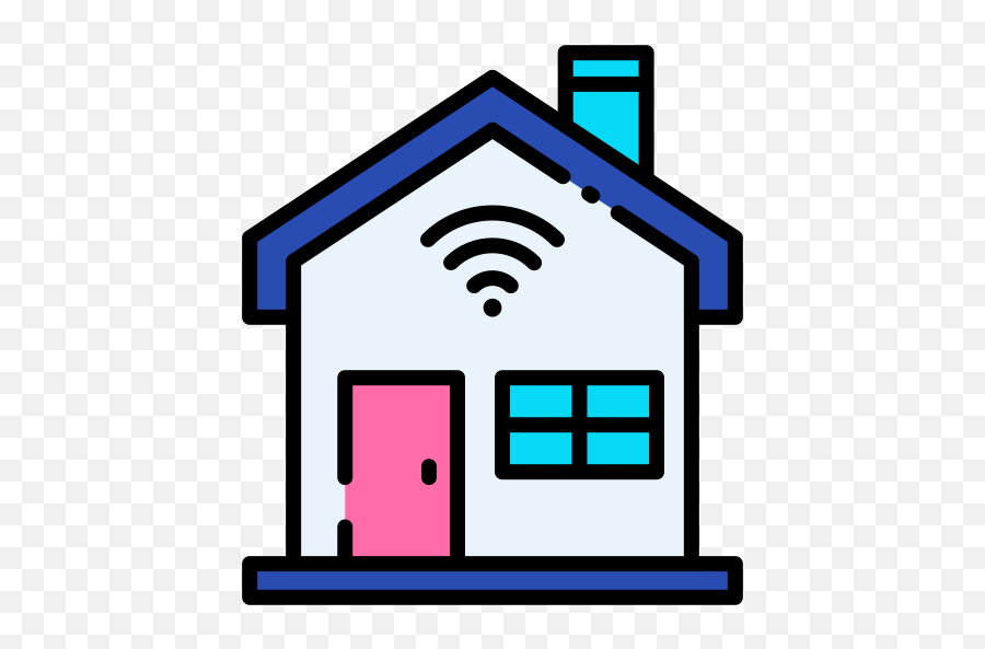 Smart Home Free Vector Icons Designed By Good Ware - Cute House Character Png,Smart Home Icon