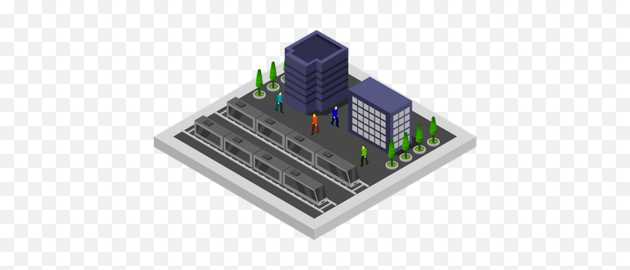 Train Station Illustrations Images U0026 Vectors - Royalty Free Train Station Isometric Pn Png,Subway Train Icon