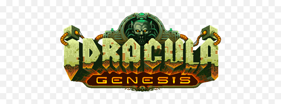 Idracula Title Pixeljointcom Png Genesis Icon