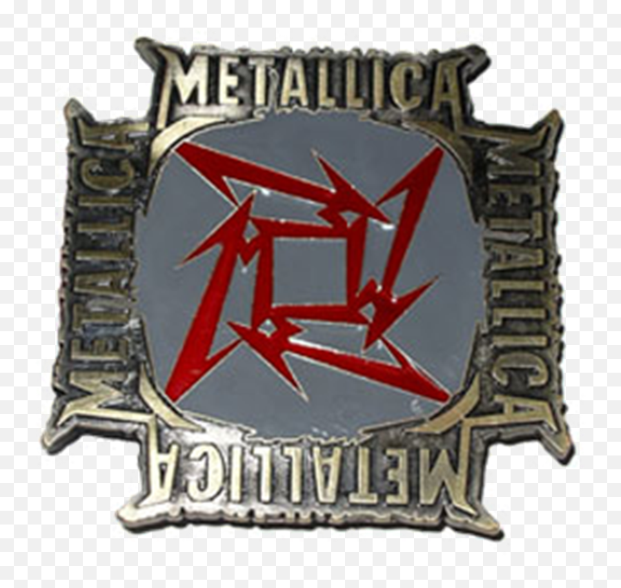 Red Star Names Buckle By Metallica - Metallica Ninja Star Png,Red Star Logo