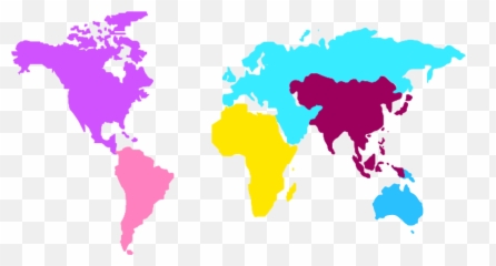 Download Asia - Transparent Background World Map 3d PNG