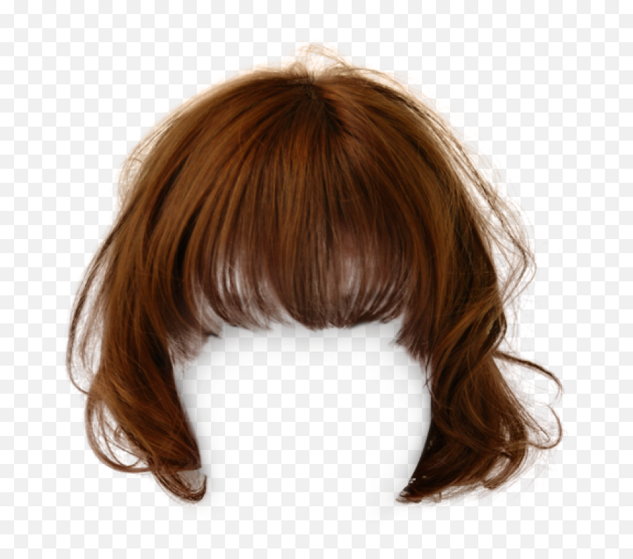 Wig Png Image - Purepng Free Transparent Cc0 Png Image Library Brown Bangs Hair Png,Brown Hair Png