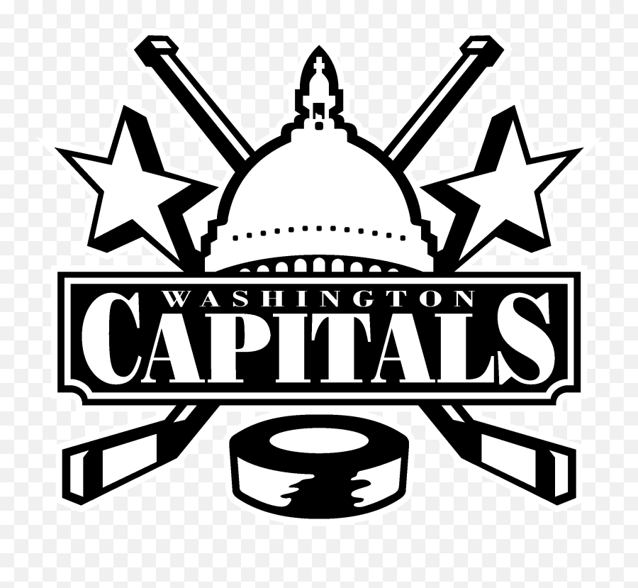 Washington Capitals Logo Black - Washington Capitals Logo History Png,Washington Capitals Logo Png