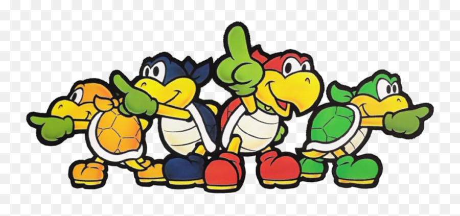 Koopa Bros - Paper Mario 64 The Koopa Bros Png,Koopa Troopa Png