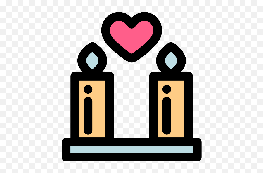 Candles Valentines Day Png Icon - Png Repo Free Png Icons Clip Art,Valentines Day Transparent