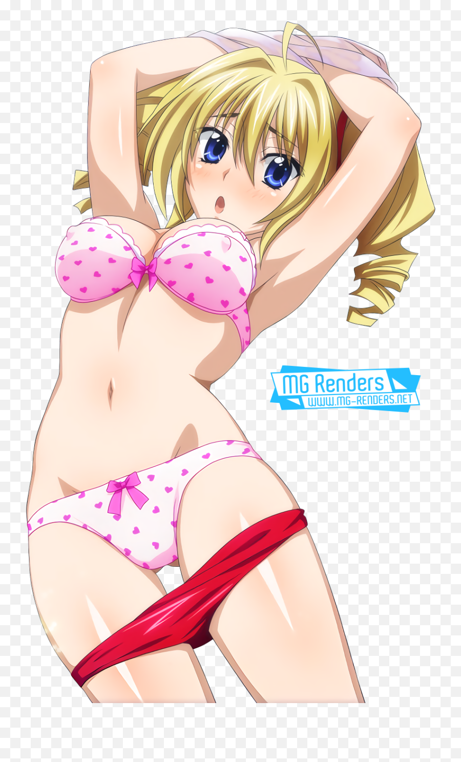 Download Anime Render Ecchi Transparent Background Armpit - Dxd Ravel Phenex Underwear Png,Lucy Heartfilia Transparent