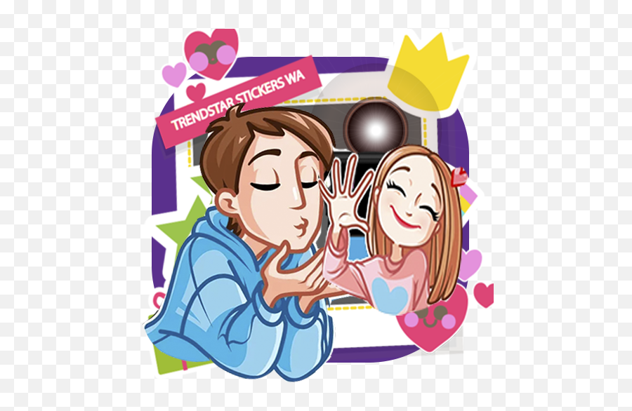 512 Couple Love Sticker - New Couple Love Stickers Png,Stickers Png