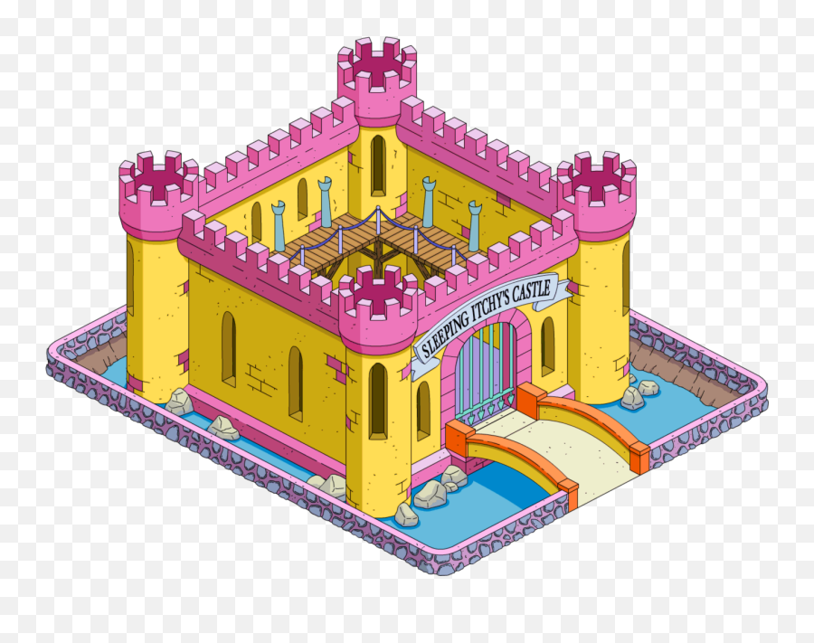 Sleeping Itchyu0027s Castle The Simpsons Tapped Out Wiki Fandom - The Christmas With The Simpsons Png,Castle Png