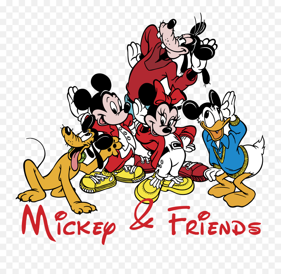 Mickey Mouse - Mickey And Friends Vector Png,Mickey Logo