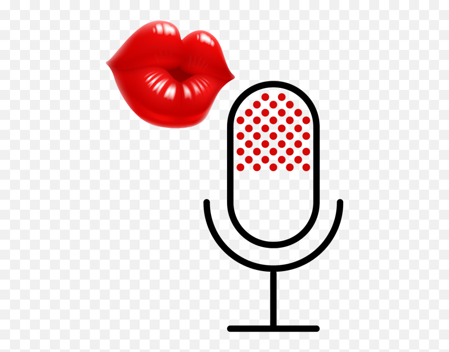 Lip Mic Lips Singing Png And Vector - Lips Microphone Microphone,Singing Png