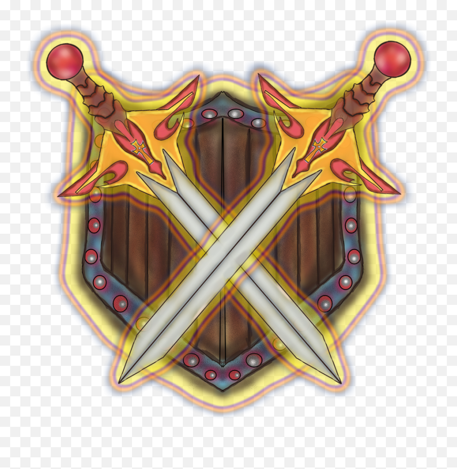 Sword And Board Icon Opengameartorg - Emblem Png,Sword And Shield Transparent