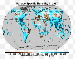Download Planet Earth Clipart Climatologist - PNG Global Distribution Of Relative Humidity