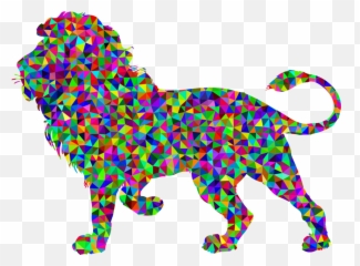 Download Hd Lion Silhouette Stencil Drawing Free Commercial - Transparent Background Brain Clipart png