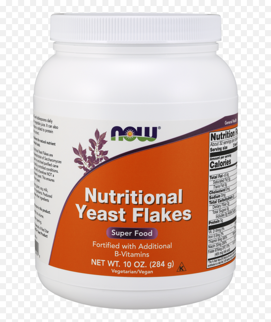 Now Nutritional Yeast Flakes - 10 Oz 284 G Now Nutritional Yeast Flakes Png,Yeast Png