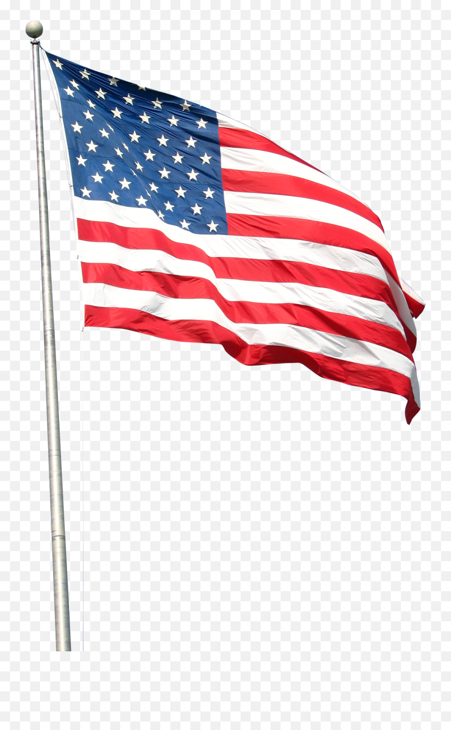 Download United Of American States Flag The Clipart Png Free - American Flag No Background,Red Flag Png
