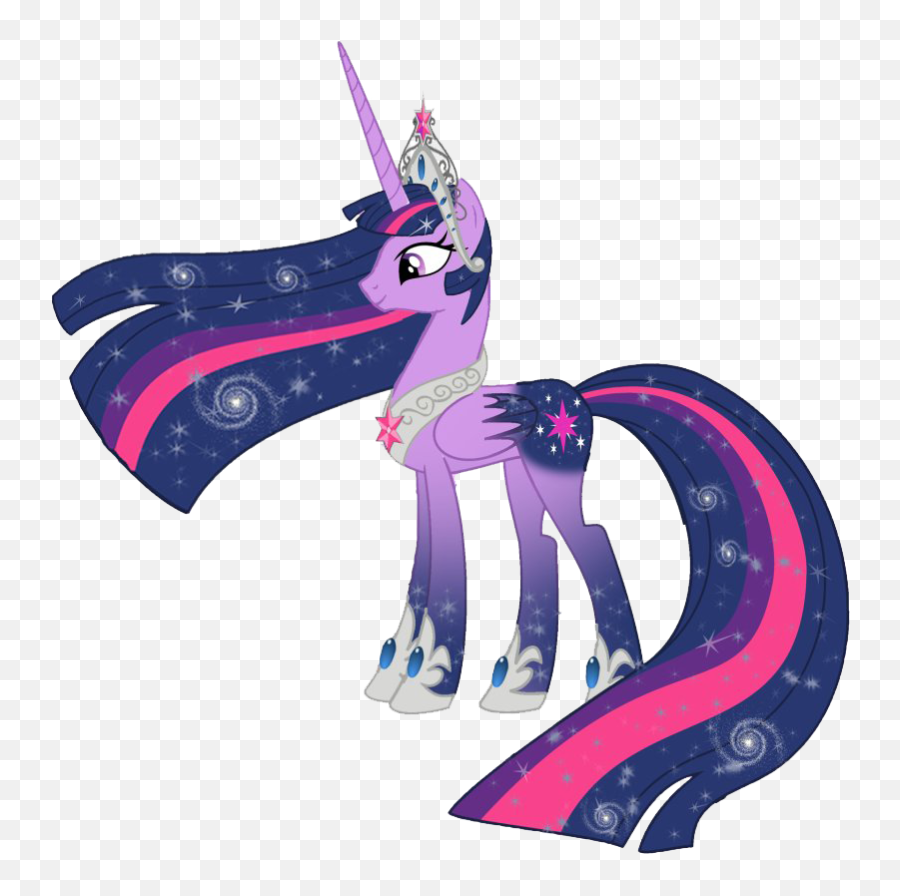 My Little Pony Alicorn Transparent Background Png Mart - Twilight And Flash Mlp,My Little Pony Transparent