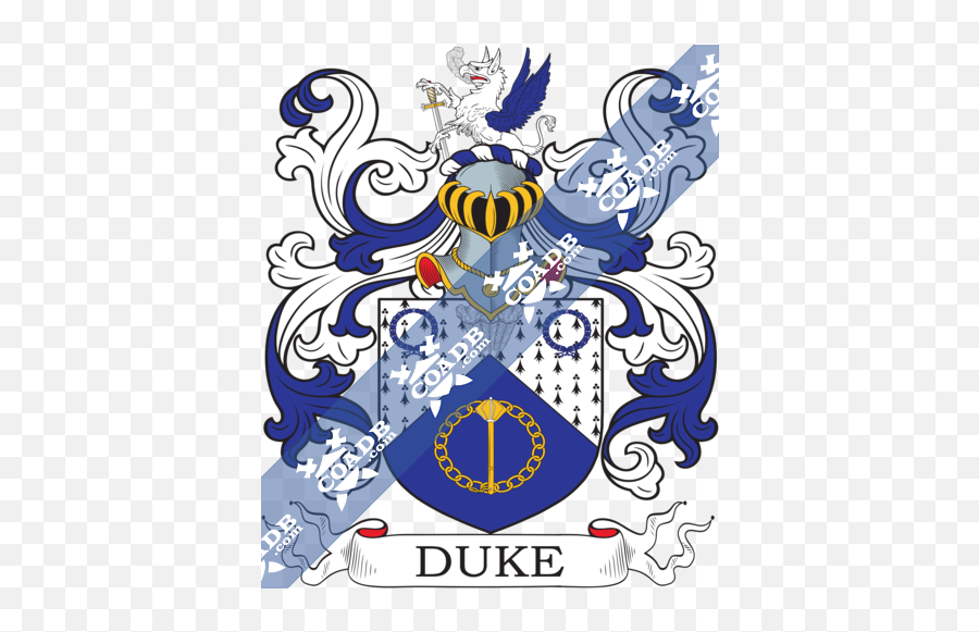 Duke Family Crest Coat Of Arms And Name History - Coat Of Arms Milton Png,Duke Png