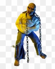 Iron Maiden Piece Of Mind 8 Action Figure Neca Popcultcha - Iron Maiden Piece Of Mind Neca Png,Iron Maiden Logo Png