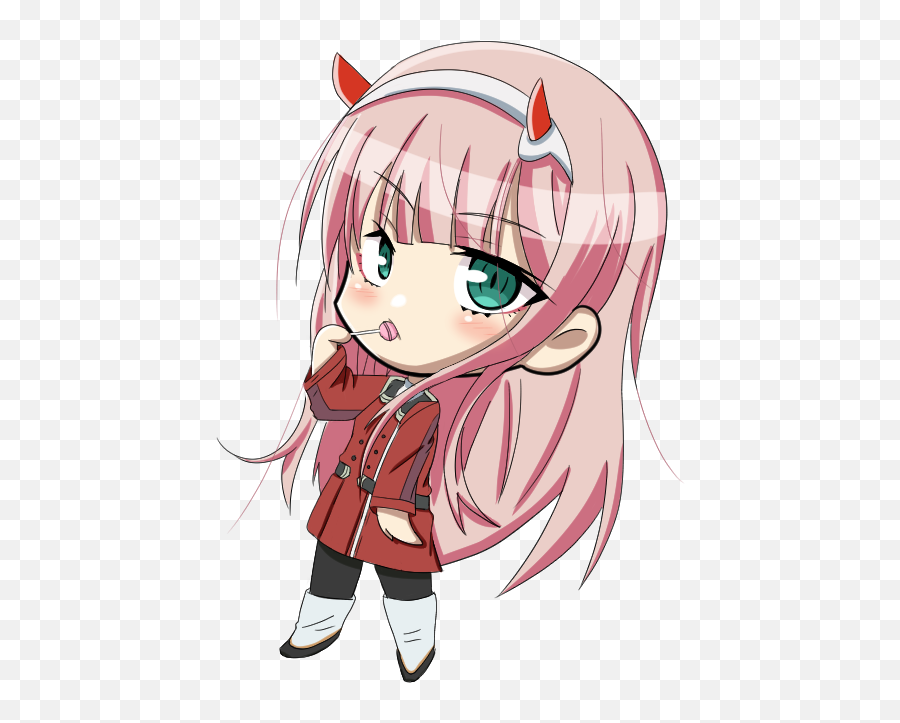 Chibi Zero Two - Anime Darling In The Franks Png,Zero Two Png