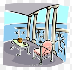 Balcony View Royalty Free Vector Clip - Clipart png