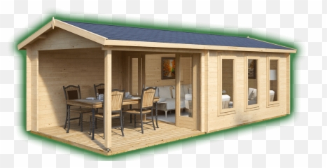 Summer House With Veranda - Summer House With Side Porch Png,Small House Png