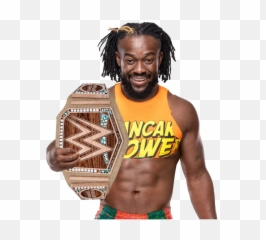 Kofi Kingston Wwe Champion 2019 - Kofi Kingston Tag Team Champion Png,Kevin Owens Png
