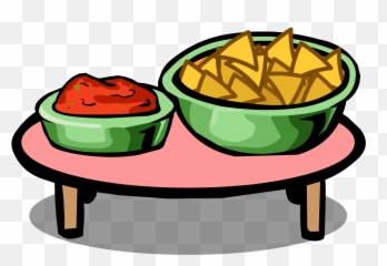 Chips And Salsa Clipart Free - Cartoon Chips And Salsa Png,Salsa Png