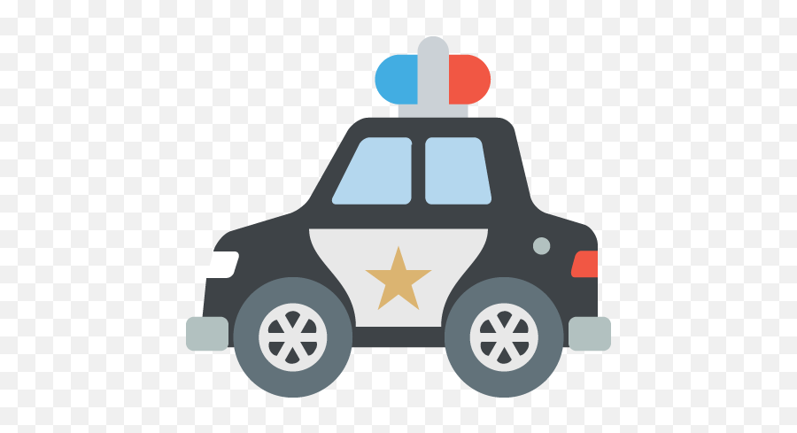 Police Car Emoji Vector Icon Gfxmag Free Downloads - Police Car Vector Icon Png,Car Vector Png