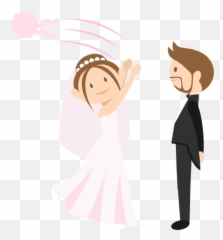 Wedding Couple Bride Groom People Romantic Icon - And Groom Transparent Background png