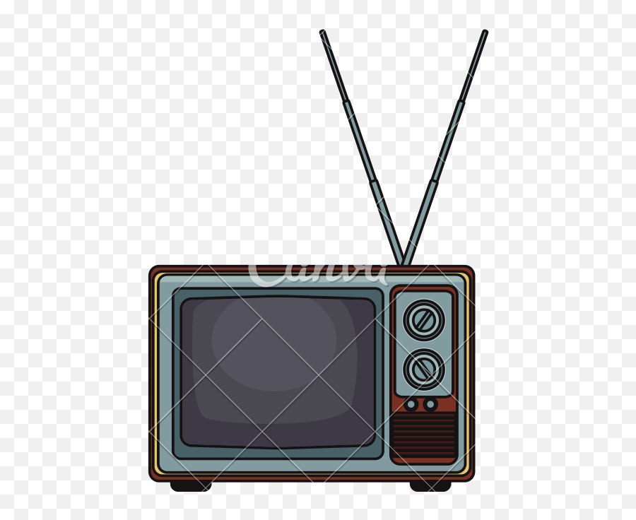 Old Tv Technology Pop Art - Icons By Canva Television Png,Old Television Png