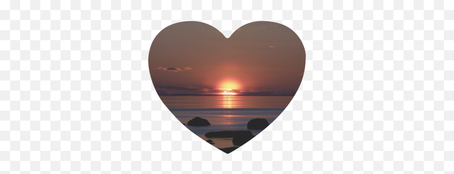Shockwave Sunset Heart - Lovely Png,Sunset Transparent