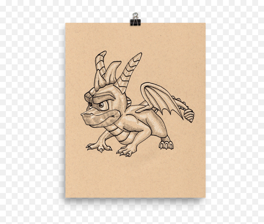 Spyro The Dragon Art Print Megan Yiu Png Transparent