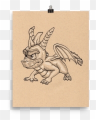 Spyro The Dragon Art Print Megan Yiu Png Transparent