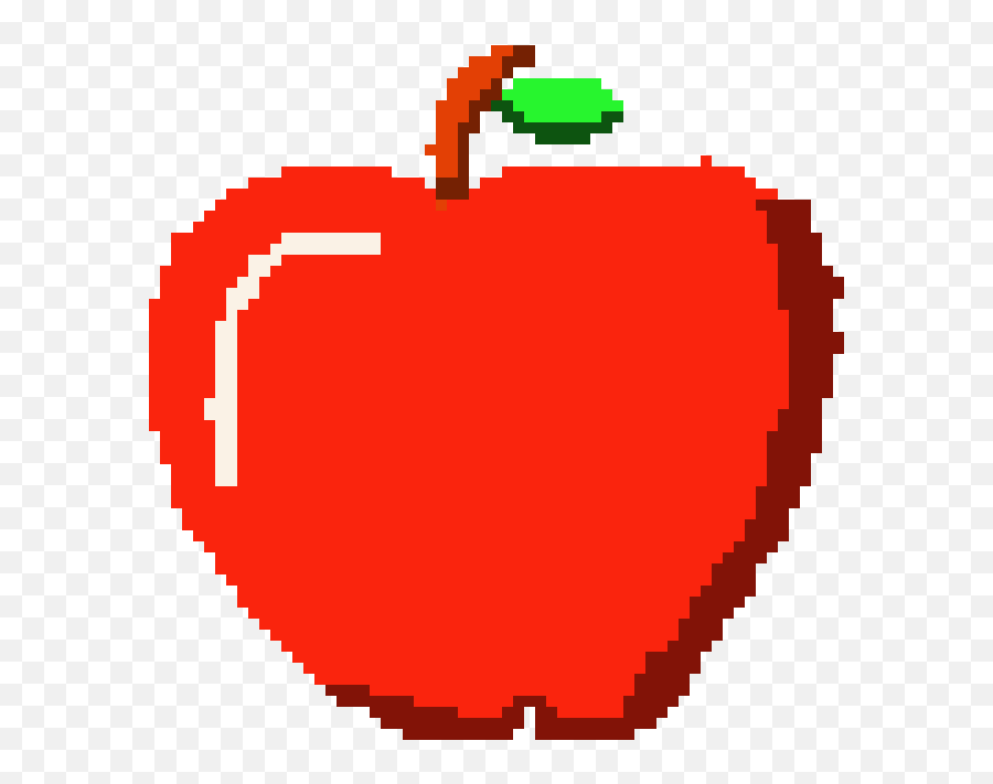 Red Apple Pixel Art Maker - Pixel Apple Png,Red Apple Png
