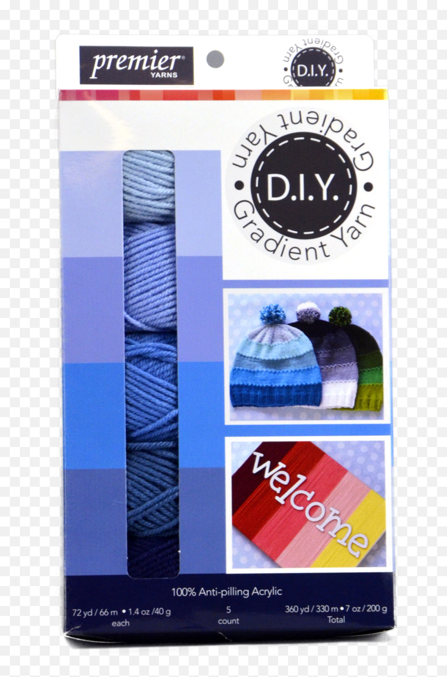 Premier Gradient Yarn Box Review - Color Gradient Png,Adient Logo