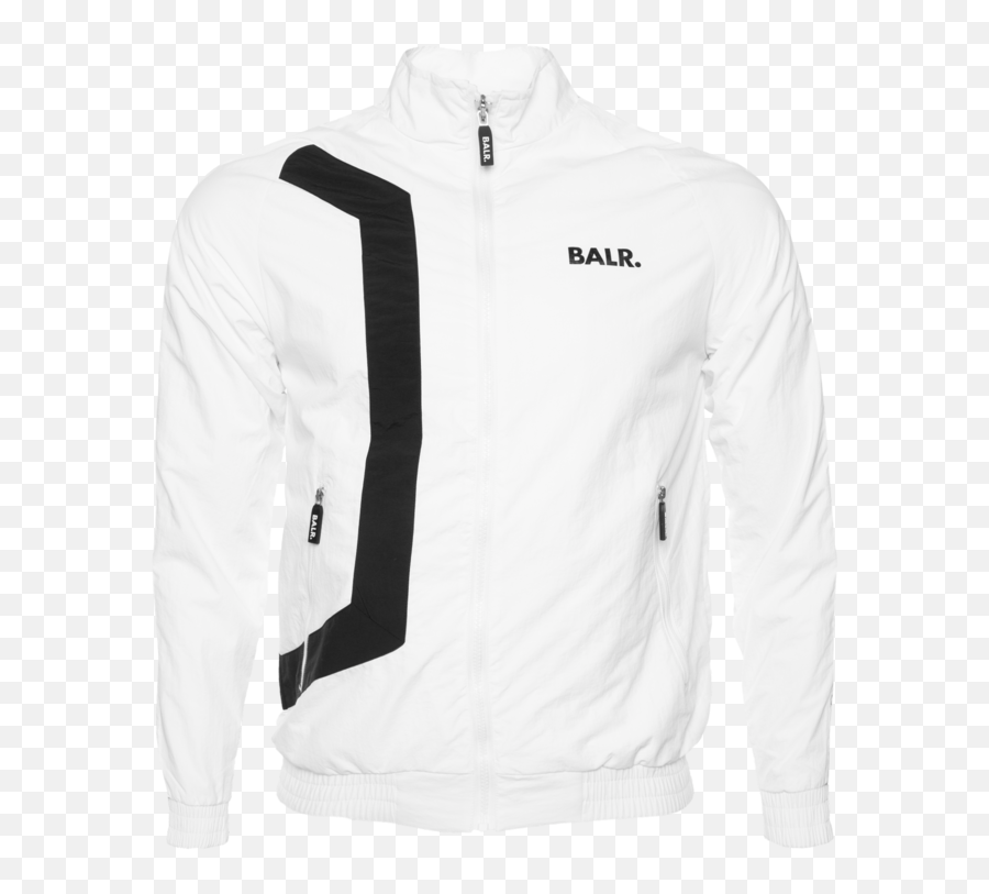 Hexagon Track Jacket White The Official Balr Website - Zipper Png,White Hexagon Png