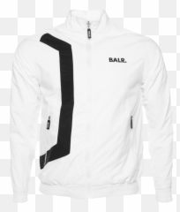 Hexagon Track Jacket White The Official Balr Website - Zipper png