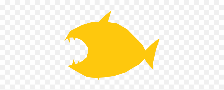 Piranha Photo Background Transparent Png Images And Svg - Piranha Silhouette,Piranha Png