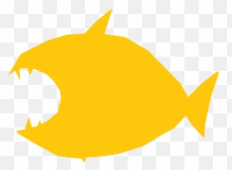 Piranha Photo Background Transparent Png Images And Svg - Piranha Silhouette,Piranha Png